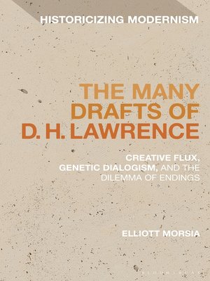 cover image of The Many Drafts of D. H. Lawrence